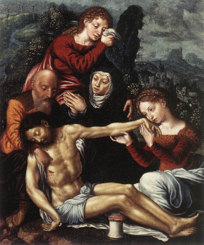 HEMESSEN, Jan Sanders van The Lamentation of Christ sg France oil painting art